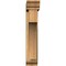 Ekena Millwork Westlake Traditional Rough Sawn Bracket w/ Offset Brace, Western Red Cedar, 6"W x 24"D x 32"H BKT0604X24X32WTL01RWR - alternate 3